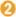 Orange number two button for priority status