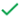 Green checkmark indicating to save or confirm action