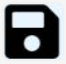 Icon of a floppy disk