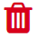 Icon of a red trashcan