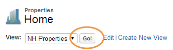 Classic Views dropdown with "Go" button circled