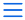 Icon of a hamburger menu
