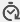 Icon of a clock with an arrow pointing clockwise