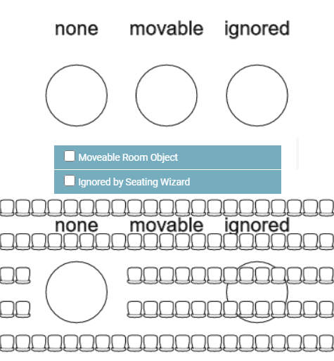 Ignored by seating wizard